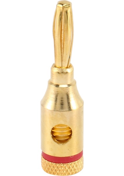 Muz Tapaları Açık Vidalı 24K Altın Kaplama Fişleri Hoparlör Stereo Kablosu, 72 Pack (36 Kırmızı, 36 Siyah) Için Ses Jak Konnektörü (Yurt Dışından) fırsatları