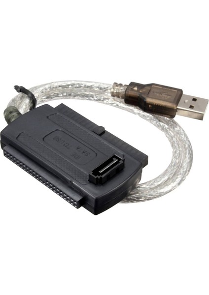 2x USB 2.0 Erkek - Ide Sata Dönüştürücü Kablosu Sabit Sürücü Kablosu Pc 2.5 Inç 3.5 Inç HDD Sabit Sürücü (Yurt Dışından) fiyatları