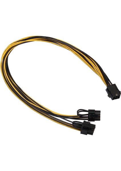 5x Pcı-E Pcı Express 6pin Dişi Ila Çift Çift 2 Portlu 8pin (6+2pin) Erkek F/m Adaptörü Gpu Ekran Kartı Güç Kablosu 18AWG 20CM (Yurt Dışından) fiyatları