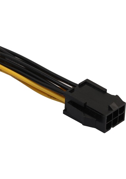 5x Pcı-E Pcı Express 6pin Dişi Ila Çift Çift 2 Portlu 8pin (6+2pin) Erkek F/m Adaptörü Gpu Ekran Kartı Güç Kablosu 18AWG 20CM (Yurt Dışından) fırsatları
