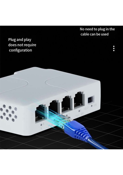 4pcs 4 Bağlantı Noktası 1 Ila 3 Bağlantı Noktası Poe Extive Pasif Basamaklı IEEE802.3AF Ip Şanzıman Tekrarlayıcı Anahtarı Için 100 Mbs Nvr Ip (Yurt Dışından) fırsatları