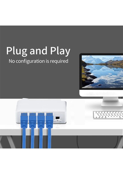 4pcs 4 Bağlantı Noktası 1 Ila 3 Bağlantı Noktası Poe Extive Pasif Basamaklı IEEE802.3AF Ip Şanzıman Tekrarlayıcı Anahtarı Için 100 Mbs Nvr Ip (Yurt Dışından) indirimleri