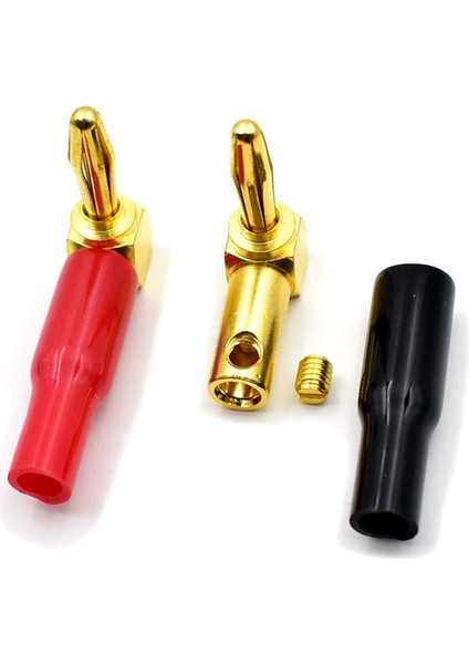 8 Pcs Cmc Altın Kaplama Rca Fono Şasi Soketi ve 8pcs 4mm Muz Fiş Hoparlör Kabloları Bağlayıcı Adaptörü (Yurt Dışından) fiyatları