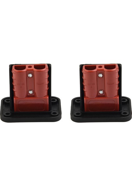 Anderson Fiş Konnektörü Için 2pc 50A Karavan Tekne Kamyon Kablo Konektörleri Için Montaj Braket Paneli Kapak (Yurt Dışından)