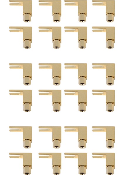 24 Adet Toplam Hi-End Muzdan Kürek Adaptör Fişini/hoparlör Kablo Konnektörü [WY-PYP01-8/SPADE De L/8] (Yurt Dışından)