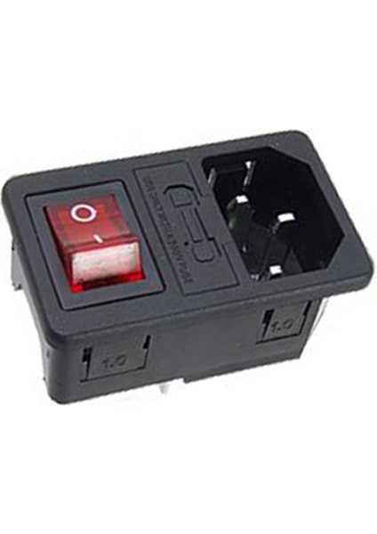 Sigorta Anahtarı 10A 250V 3 Pin IEC320 C14 ile 3x Giriş Erkek Güç Soketi (Yurt Dışından) modelleri
