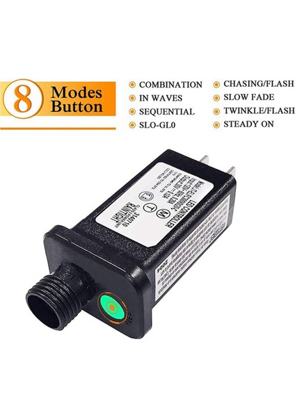 2x 24V Transformatör Fiş Güç Kaynağı Noel Cadılar Bayramı LED Ekipman Süslemeleri Için Uygun (Yurt Dışından)