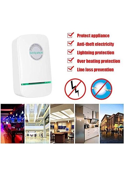 Power Tasarruf Enerji Tasarrufu Cihazı, 6 Paket Akıllı Power Taver Pro Electricity Tasarruf Kutusu Ev Ofis Pazarı Ab Fişi (Yurt Dışından) fiyatları