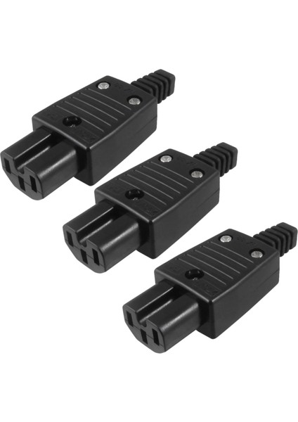 3x Siyah IEC320 C15 Dişi Çıkış Soketi Güç Adaptör Konnektörü Ac 250V 10A (Yurt Dışından)