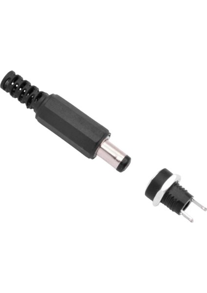 15 Set Dc Güç Konektörleri 5.5mm Fişler Erkek ve Dişi Jak Soketleri Vidalı Fıstıklar Panel Montaj Adaptörleri (Yurt Dışından) modelleri