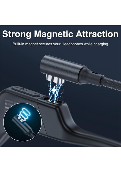 2pcs Aeropex AS800/S803/S810/AS700 Shokz Openrun Pro/openrun/kulaklık Şarj Cihazı (Yurt Dışından) modelleri