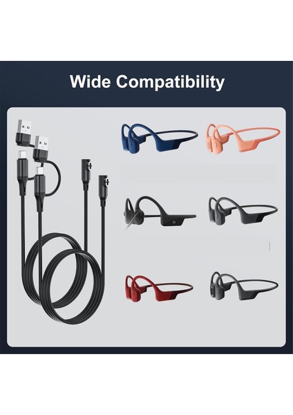 2pcs Aeropex AS800/S803/S810/AS700 Shokz Openrun Pro/openrun/kulaklık Şarj Cihazı (Yurt Dışından) fırsatları