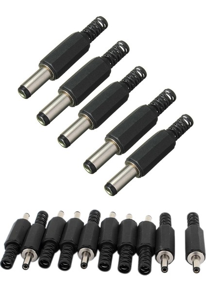 10PCS Yedek Parçalar 3.5mm x 1.35MM Dc Güç Erkek Fiş Jak Konnektörü ve 5pcs 5.5mm X2.5mm Erkek Jack Dc Power Fiş Soketi (Yurt Dışından)