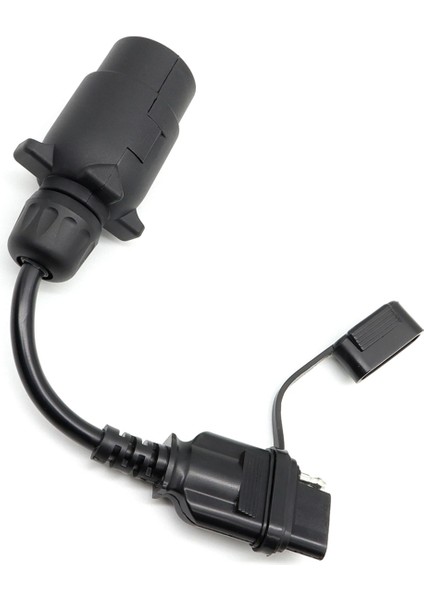 Ab&#39;den Abd Trailer Işık Dönüştürücü 7 Pin Yuvarlak Adaptör Avrupa Römork 4 Pin Düz Soket Araç Çekme Tel Fiş (Yurt Dışından) indirimleri