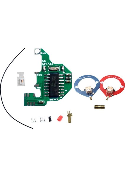 SI4732 Modifikasyon Modülü ve Kristal Osilatör+2xdonut Anten Fpc Quansheng Uvk5/k6 Çift Anten Çözelti (Yurt Dışından)