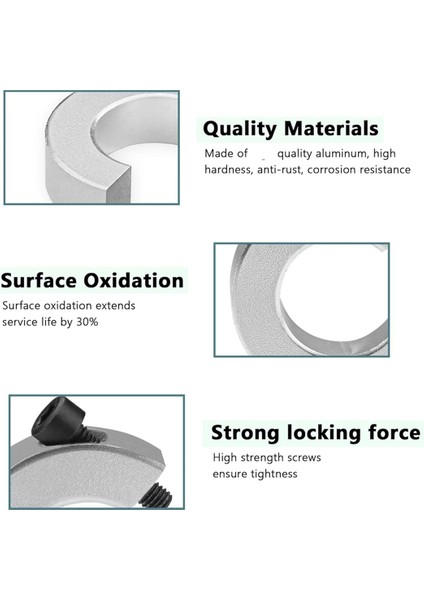 8pcs SBR20 Doğrusal Ray Durma Tatakları Alüminyum Alaşım Şaftı Sınır Sabitleme Halkaları Anahtarlı, Doğrusal Ray Milini Durdurez Yakalar (Yurt Dışından) fiyatları