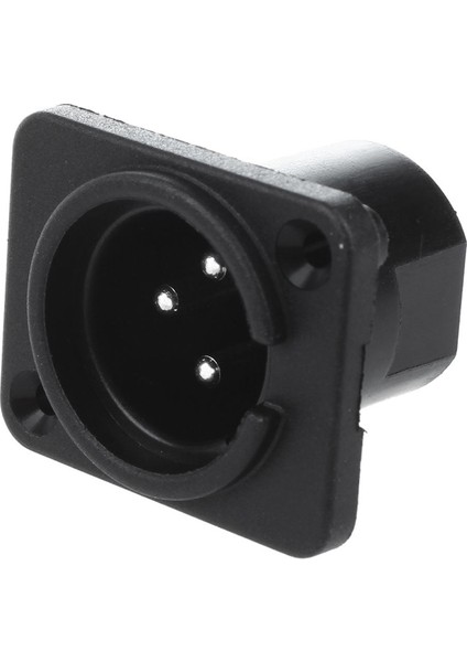 20 Pcs Siyah Xlr Konektörü: 10 Pcs Erkek Fiş Düz Terminal Panel Monte Konektörü ve 10 Pin 3 Pin Dişi Jack Panel Montaj Şasi Pcb Soket Konnektörü (Yurt Dışından) modelleri