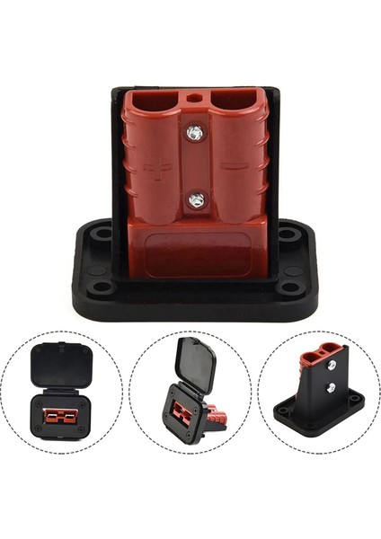 Anderson Fiş Konnektörü Için 4pc 50A Flush Montaj Braket Paneli Kapak Karavan Tekne Kamyon Kablo Konektörleri Fiş (Yurt Dışından) modelleri