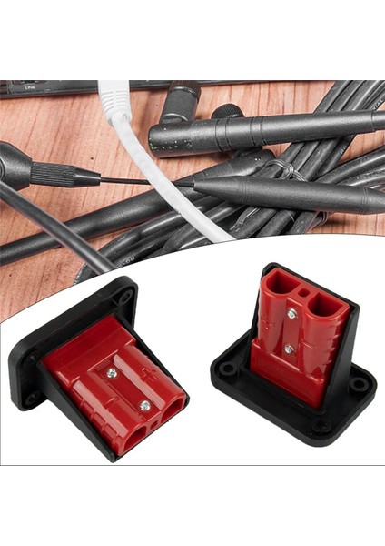 Anderson Fiş Konnektörü Için 4pc 50A Flush Montaj Braket Paneli Kapak Karavan Tekne Kamyon Kablo Konektörleri Fiş (Yurt Dışından) indirimleri