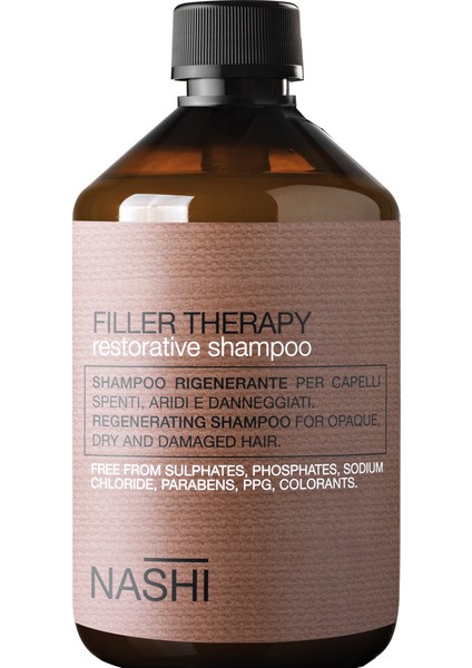 Nashi Filler Therapy Restorative Yıpranmış Kuru Saç Şampuanı 250ml