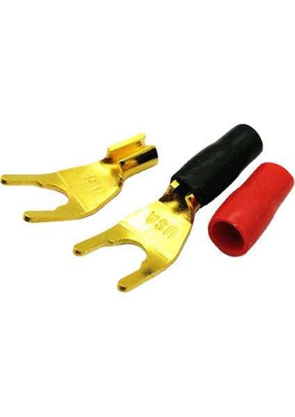 80PCS/40 Faars &quot;y&quot; &quot;u&quot; Spade Muz Konektörleri Altın Kaplama Lehimsiz Çatal Hoparlör Muz Fiş Adaptörü (Yurt Dışından) modelleri