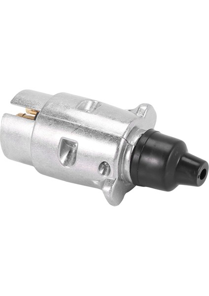 4x 7-Pin Römork Tapa Yuvarlak Pim 7 Kutuplu Kablo Konnektörü 12V Towbar Towing Karavan Kamyonu Fiş N Tip Römork Sonu (Yurt Dışından) fiyatları