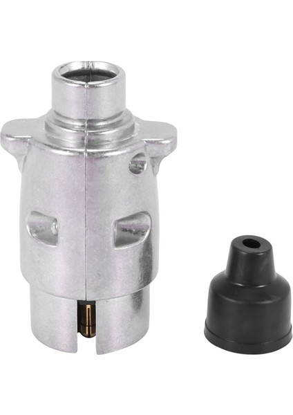 4x 7-Pin Römork Tapa Yuvarlak Pim 7 Kutuplu Kablo Konnektörü 12V Towbar Towing Karavan Kamyonu Fiş N Tip Römork Sonu (Yurt Dışından) fırsatları