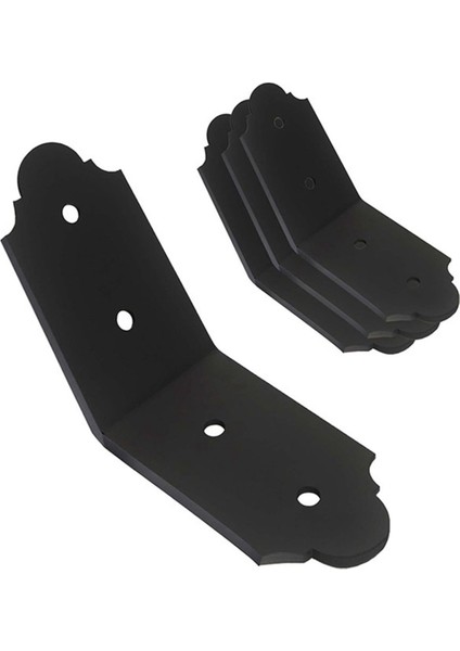 4 Packs 135 Derece Açı Braket Dekoratif Diz Çankışları, Görev 135 Derecelik Konektör Desteğinin Içinde, 45 Derecelik Dışında (Yurt Dışından)