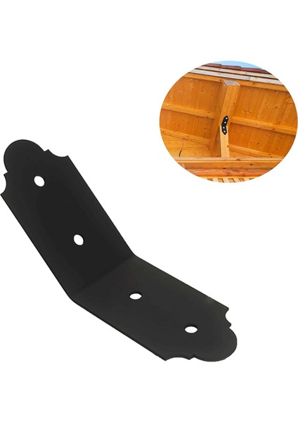 4 Packs 135 Derece Açı Braket Dekoratif Diz Çankışları, Görev 135 Derecelik Konektör Desteğinin Içinde, 45 Derecelik Dışında (Yurt Dışından) indirimleri