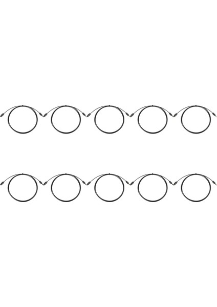 10X, 2m Mini 3,5mm Fiş Dijital Optik Kablo Spdıf Optik Fiber Hattı (Yurt Dışından)