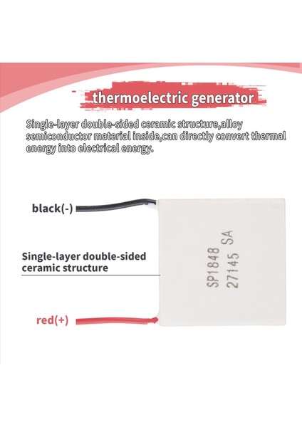 Termoelektrik Peltier Modülü Sıcaklık Termoelektrik Elektrikli Jeneratörü Peltier Teg 150 Cellik Beyaz 40X40MM (Yurt Dışından) indirimleri