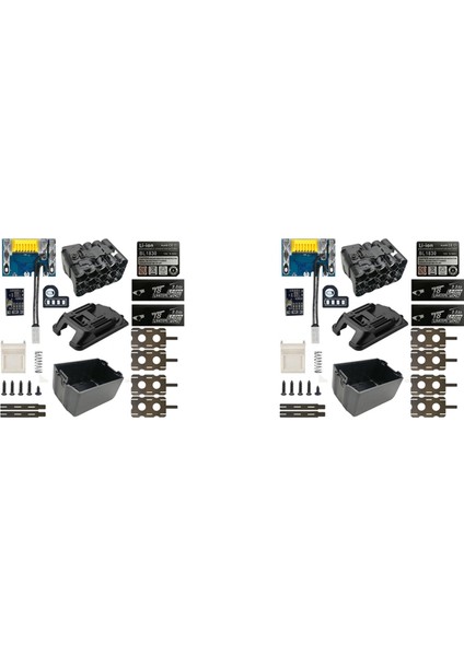 2x Dıy BL1890 Pil Kılıfı Şarj Koruma Kurulu Makita Için Makita 18V BL1860 9 0AH LED Pil Göstergesi (Yurt Dışından)