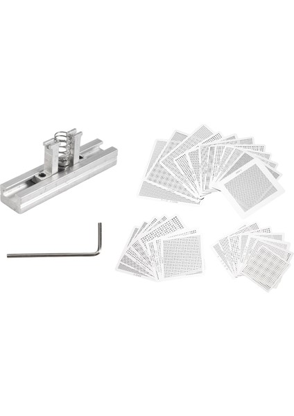 Evrensel Doğrudan Isıtma Bga Şablonları Şablonlar + Dikkat Teneke Lehim Topu Kaldırma Araçları Dizüstü Bilgisayar Çipi Için (Yurt Dışından)