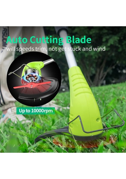 Dize Düzeltici Kafa Bıçakları Değiştirin 24 Adet Plastik Kesici Bıçaklar Kablosuz Çim Düzeltici Için Yedek (Yurt Dışından) modelleri