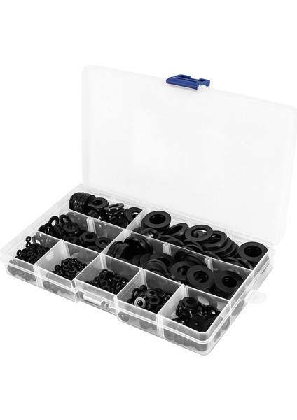 600PCS Siyah Naylon Düz Yıkayıcı Ürünlük Kiti M2 M2 5 M3 M4 M5 M6 M8 M10 M12 Düz Onarım Yıkayıcı Mobilya Conta Kiti (Yurt Dışından) fiyatları