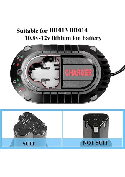 Makita Için Pil Şarj Cihazı BL1013 BL1014 10 8V-12V Lityum Iyon Piller DC10WA Elektrik Matkap Tutma Araçları (Yurt Dışından) fiyatları