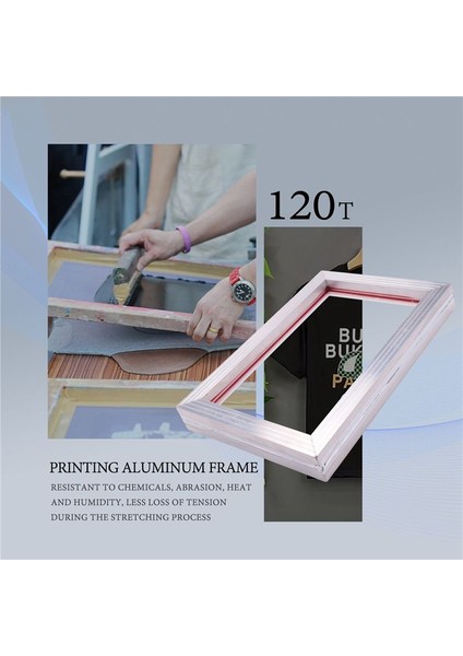 2pcs A4 Ekran Baskı Alüminyum Çerçeve Gerilmiş 120T Ipek Ekran Basılı Devre Kart Için Polyester Ekran (Yurt Dışından) fırsatları