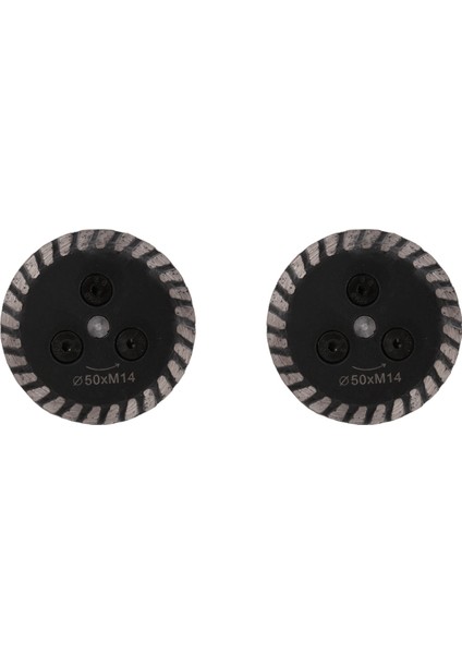 Granit Kumtaşı ve Beton Için Uygun Çıkarılabilir Gravür ve Kesme Diski ile 2x 50MM M14 Diyafram Elmas Testeresi (Yurt Dışından)