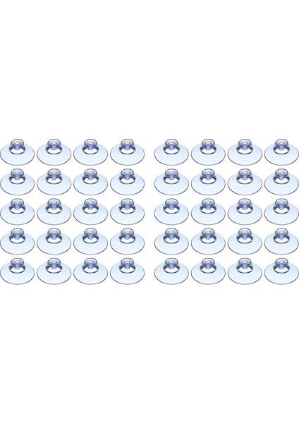 200PCS Şeffaf Vantuzlar Plastik Emme Bardağı Açık Hava Mutfak Banyo Pencere 20MM Için Kancasız Pedler (Yurt Dışından)