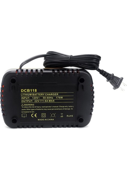 8A DCB118 Dewalt Pil Için Pil Şarj Cihazı 10 8V 12V 14 4V 18V 20V DCB200 DCB101 DCB115 DCB107 DCB105 DCB140 (Ab Fişi) (Yurt Dışından) modelleri