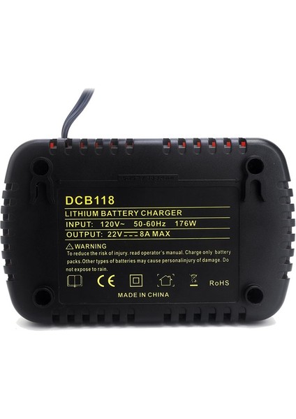 8A DCB118 Dewalt Pil Için Pil Şarj Cihazı 10 8V 12V 14 4V 18V 20V DCB200 DCB101 DCB115 DCB107 DCB105 DCB140 (Ab Fişi) (Yurt Dışından) fırsatları