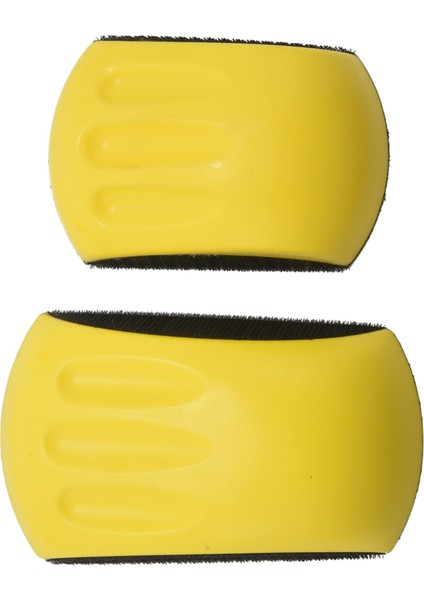 2x 6 Inç/5 Inç El Zımparalama Bloğu Kanca ve Döngü Zımpara Kağıdı El Pedi Pilting Ped Aşındırıcı Araçlar (Yurt Dışından)