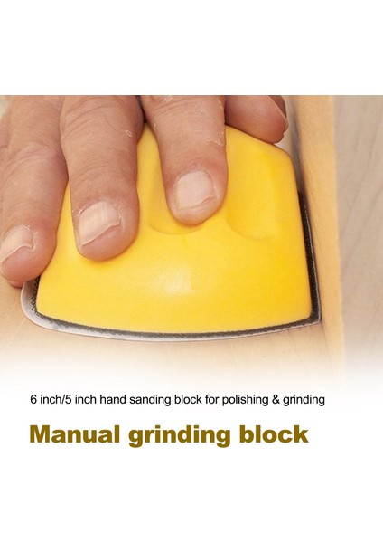 2x 6 Inç/5 Inç El Zımparalama Bloğu Kanca ve Döngü Zımpara Kağıdı El Pedi Pilting Ped Aşındırıcı Araçlar (Yurt Dışından) modelleri