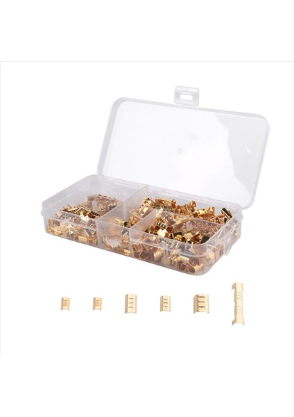 500PCS U Şekil Bakır Halka Terminalleri Kıvrım Kiti Yalıtımsız Ürün Yelpazesi Kablo Tel Kürek Elektrik Popo Konnektörü 454TABC (Yurt Dışından) fırsatları