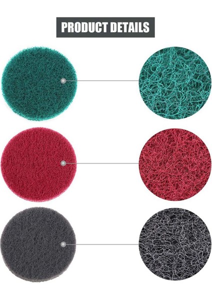 32PCS 4 Inç Matkap Güç Fırçası Kiremit Yıkıcı Ovma Pedi Temizleme Kiti 4 Inç Disk Ped Tutucu 3 Farklı Sertlik (Yurt Dışından) fırsatları