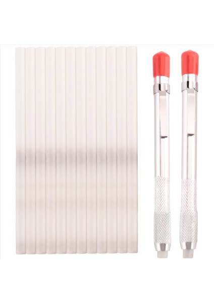 2 Adet Sabun Taşı Tutucuları Yuvarlak Sabun Taşı Işaretçisi Sabun Taşı Kalemi Kaynak Aletleri ve Işaretleyiciler Için 12 Adet Dolum ile Çıkarılabilir (Yurt Dışından) modelleri