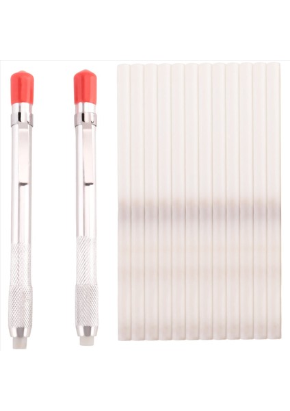 2 Adet Sabun Taşı Tutucuları Yuvarlak Sabun Taşı Işaretçisi Sabun Taşı Kalemi Kaynak Aletleri ve Işaretleyiciler Için 12 Adet Dolum ile Çıkarılabilir (Yurt Dışından) fırsatları