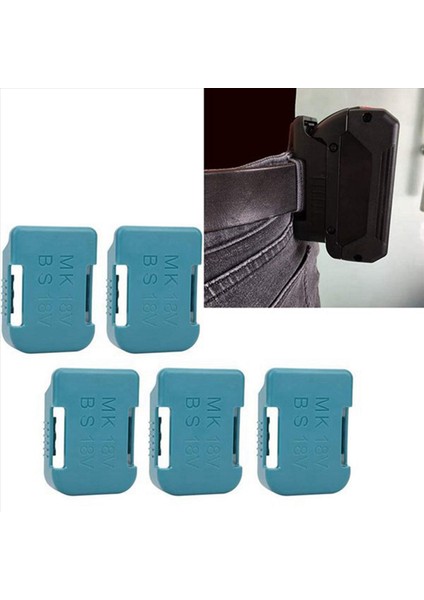 20 Pcs Makita Için Yeni 18V Sabitleme Aygıtları Pil Depolama Rafı Tutucu Kılıfı (Mavi) (Yurt Dışından) fırsatları