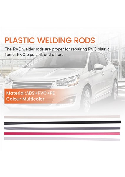 100 Adet Plastik Kaynak Çubukları Pp/pvc/ppr Plastik Kaynakçı Onarım Çubukları Araç Tamponları ve Günlük Plastik Onarım Için (Yurt Dışından) indirimleri