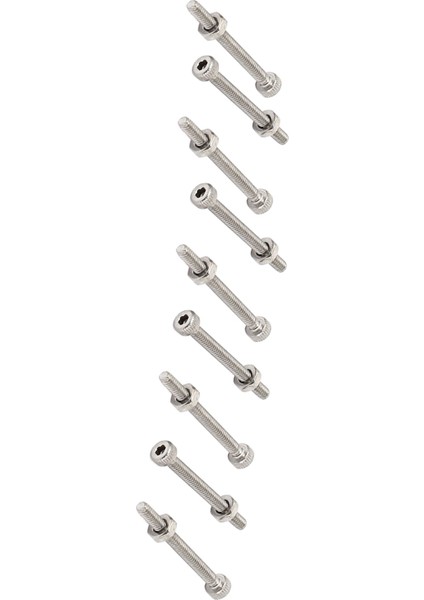 45 Pcs Dc Power Jack Socket 2 1mm x 5 5mm Namlu Tipi Pcb Moundu DC-005 M2 x 20MM Uzunluğunda Hex Socket Tickled Kapak Vidaları Cıvataları Somun Seti 20 Pcs (Yurt Dışından) fırsatları